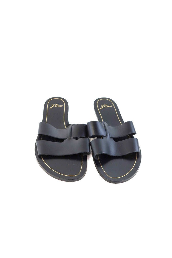 J.Crew black sandals (9.5)