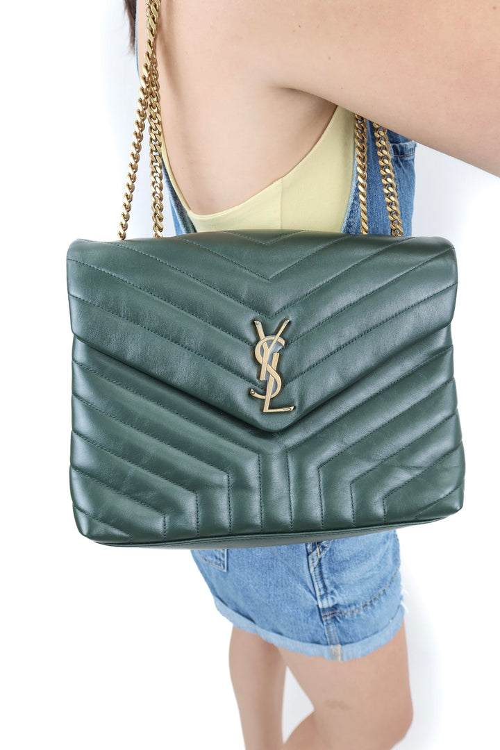 YSL Medium Loulou Matelassé Leather Shoulder Bag NWOT (retail $2,900)