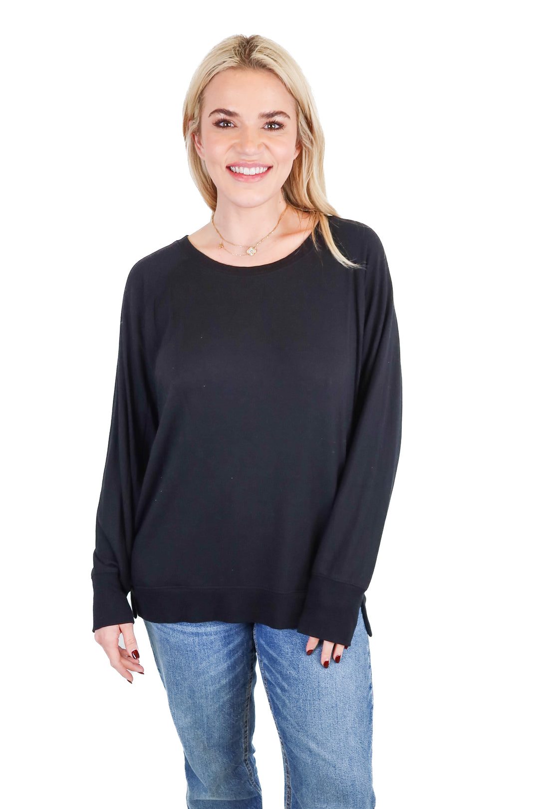 Tavi black long sleeve sweater (S)