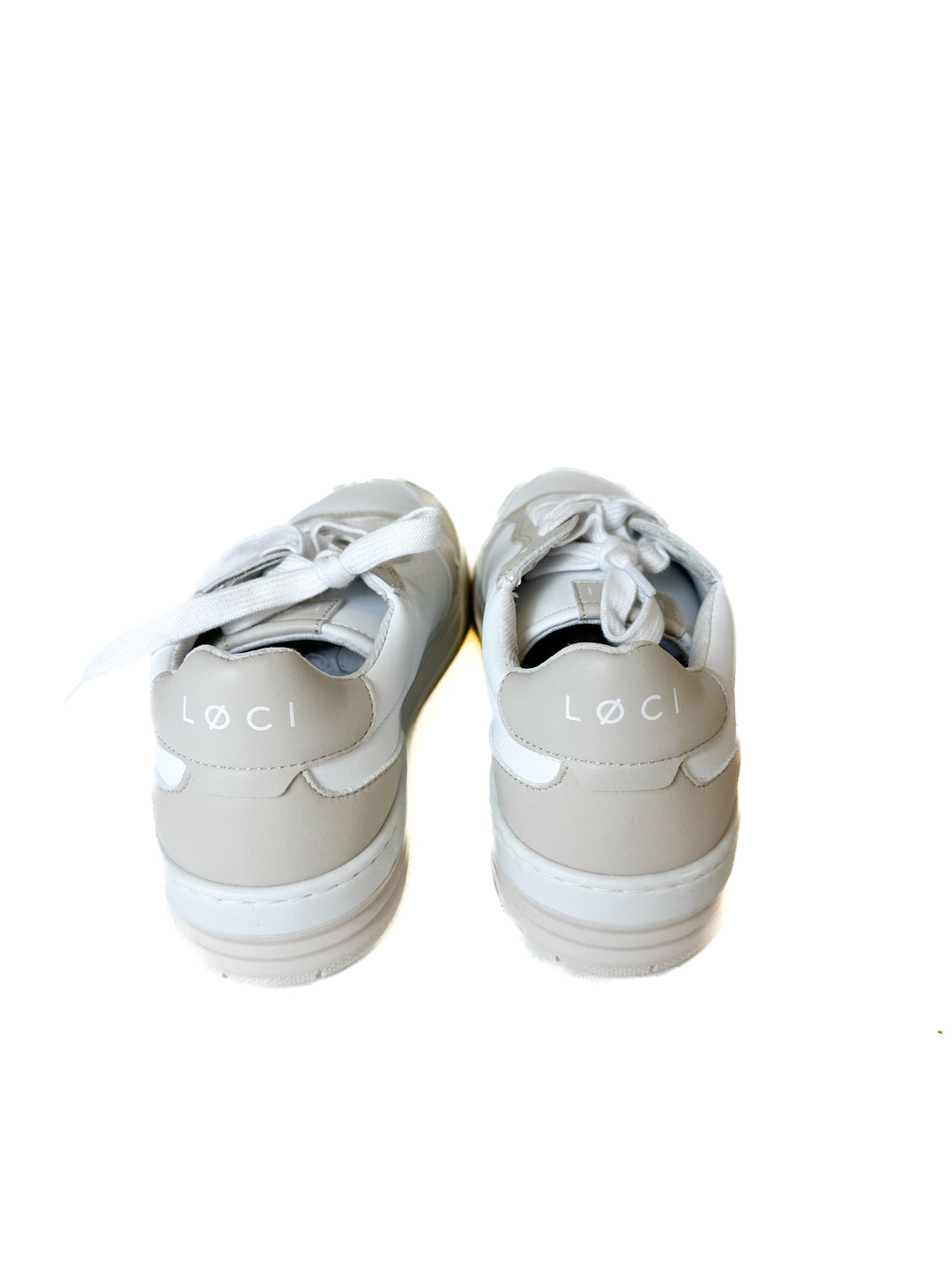 Loci Beige and Cream Sneaker (38/7)