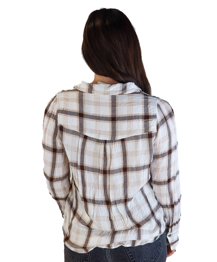 Fourteen & 9th neutral flannel (l)
