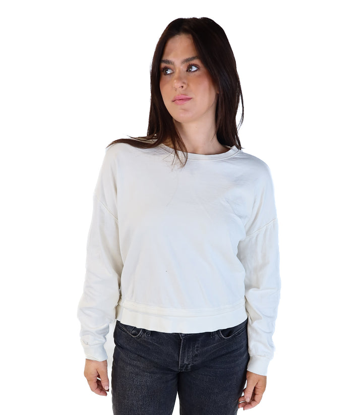 Athleta white Crewneck (s; retail $59)