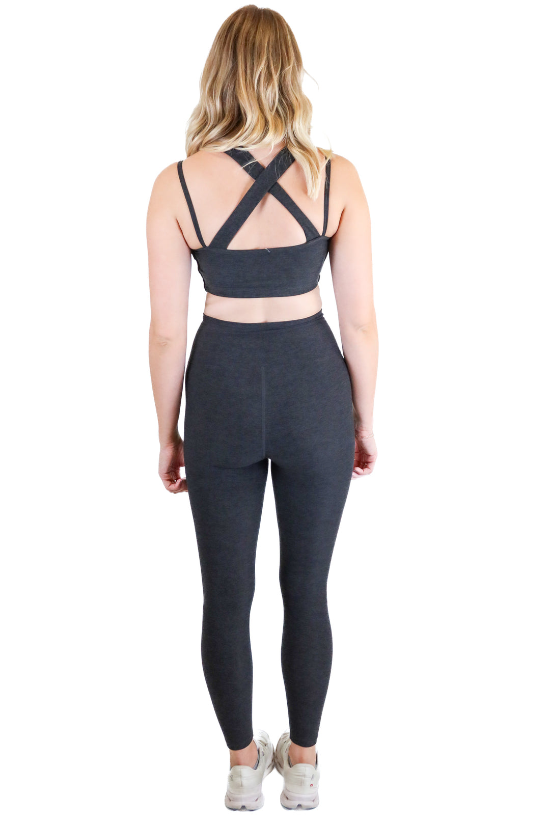 Year of Ours navy/black workout set (S)