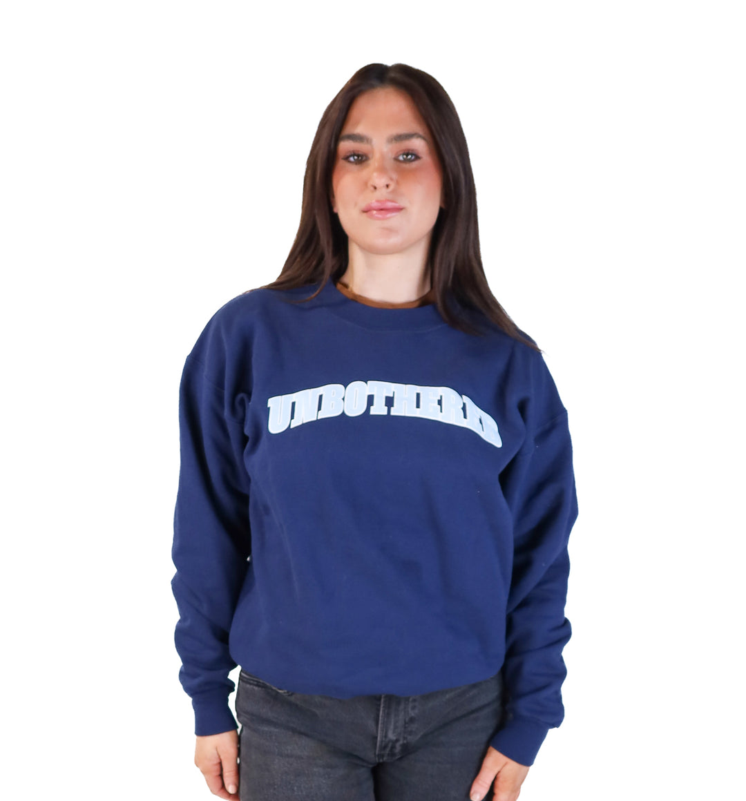 Uncommon james unbothered navy Crewneck (m; retail $58)