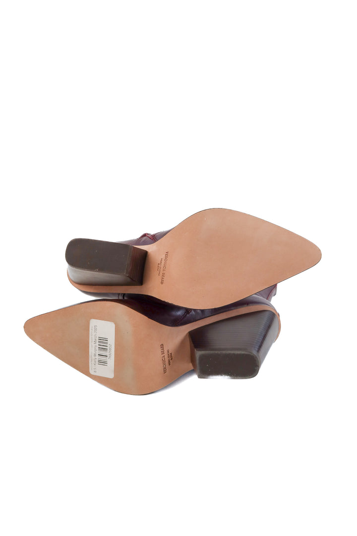 Veronica beard merlot “Logan” bootie NWOT (8.5; retail $495)