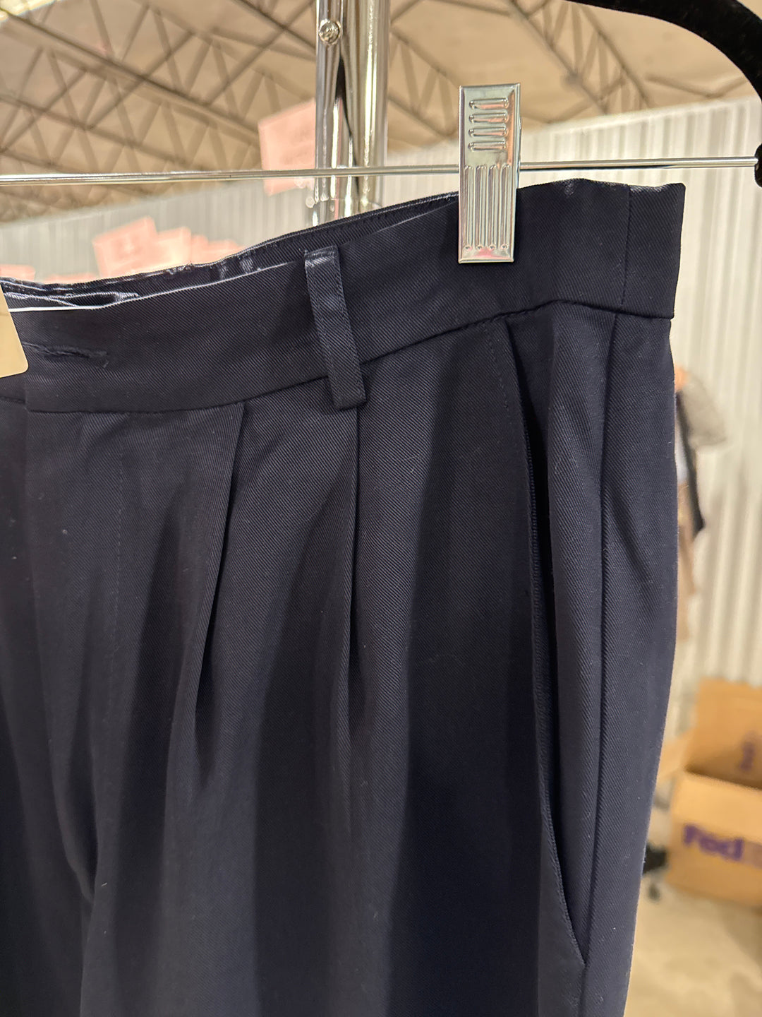 SOLD: Reformation Navy Blue Pants (8; retail $178)