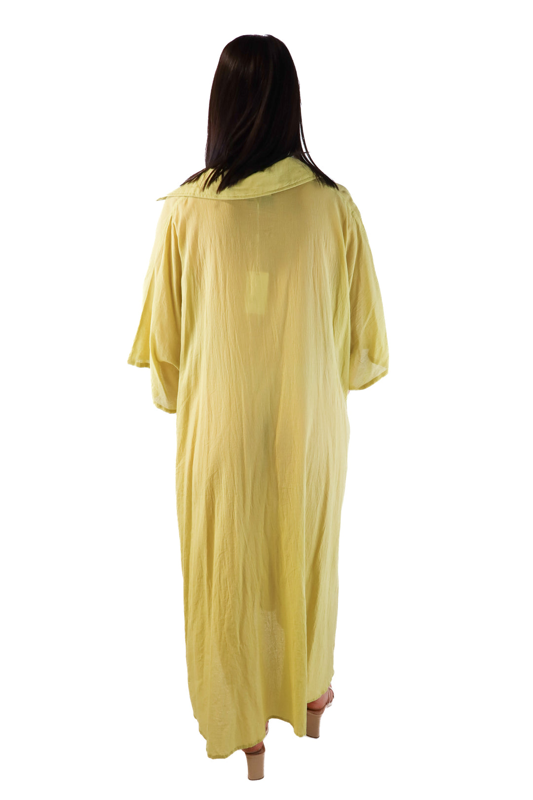 Mikoh "Honeydew" Cotton Maxi Cover-Up (1; retail $225)