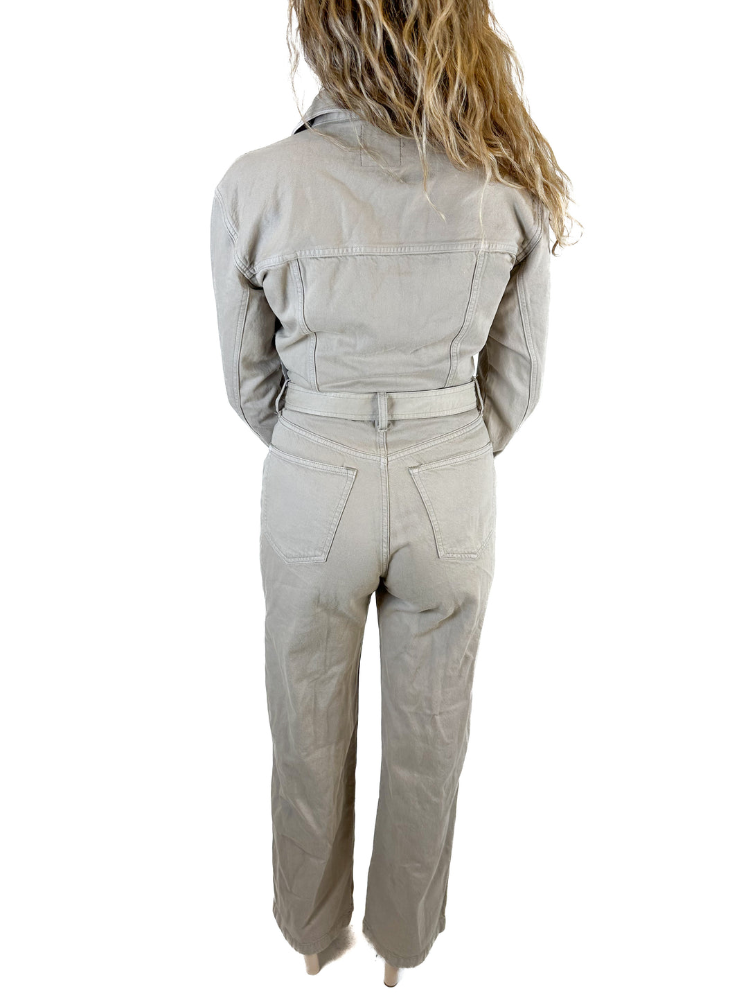 Abercrombie Tan Denim Cargo Style Jumpsuit NWT (M + L)