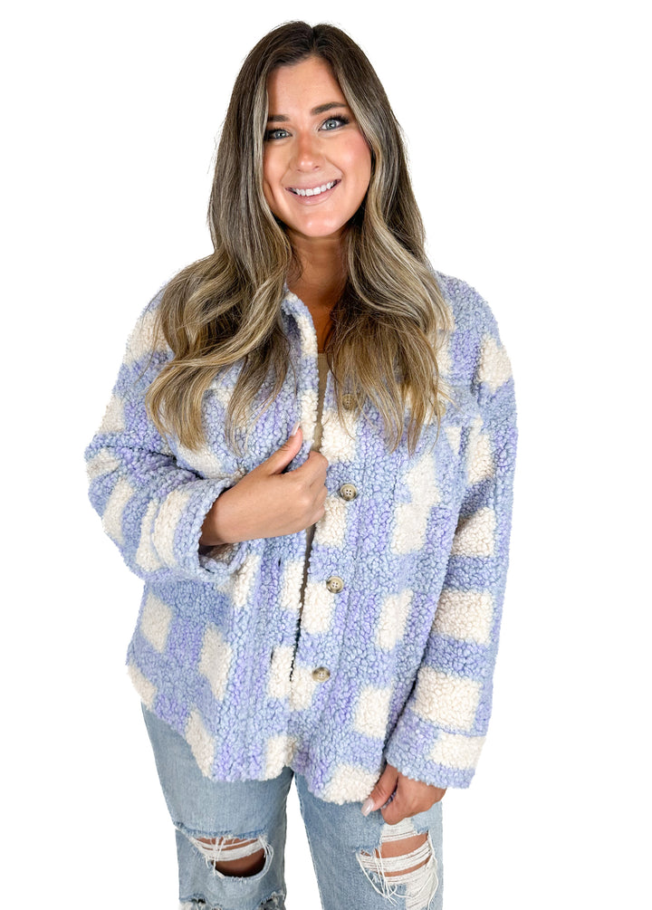 THML Sherpa Plaid Jacket (M)