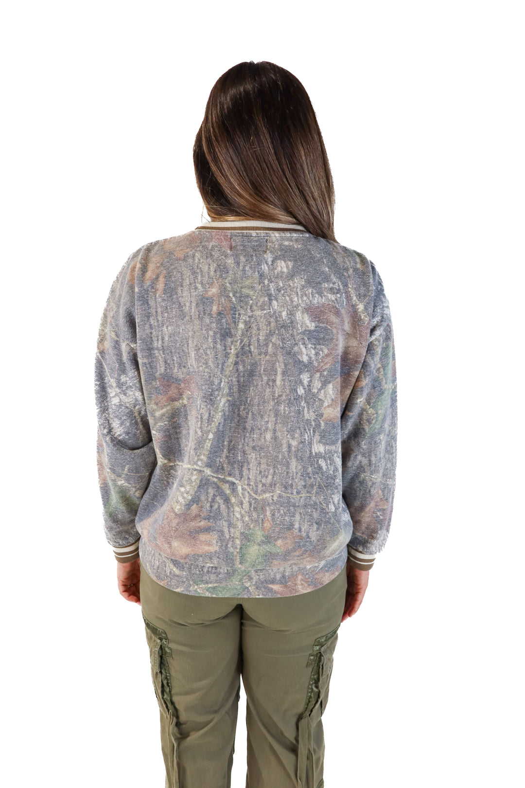 Tribe Kelley camo crewneck (M; retail $130)