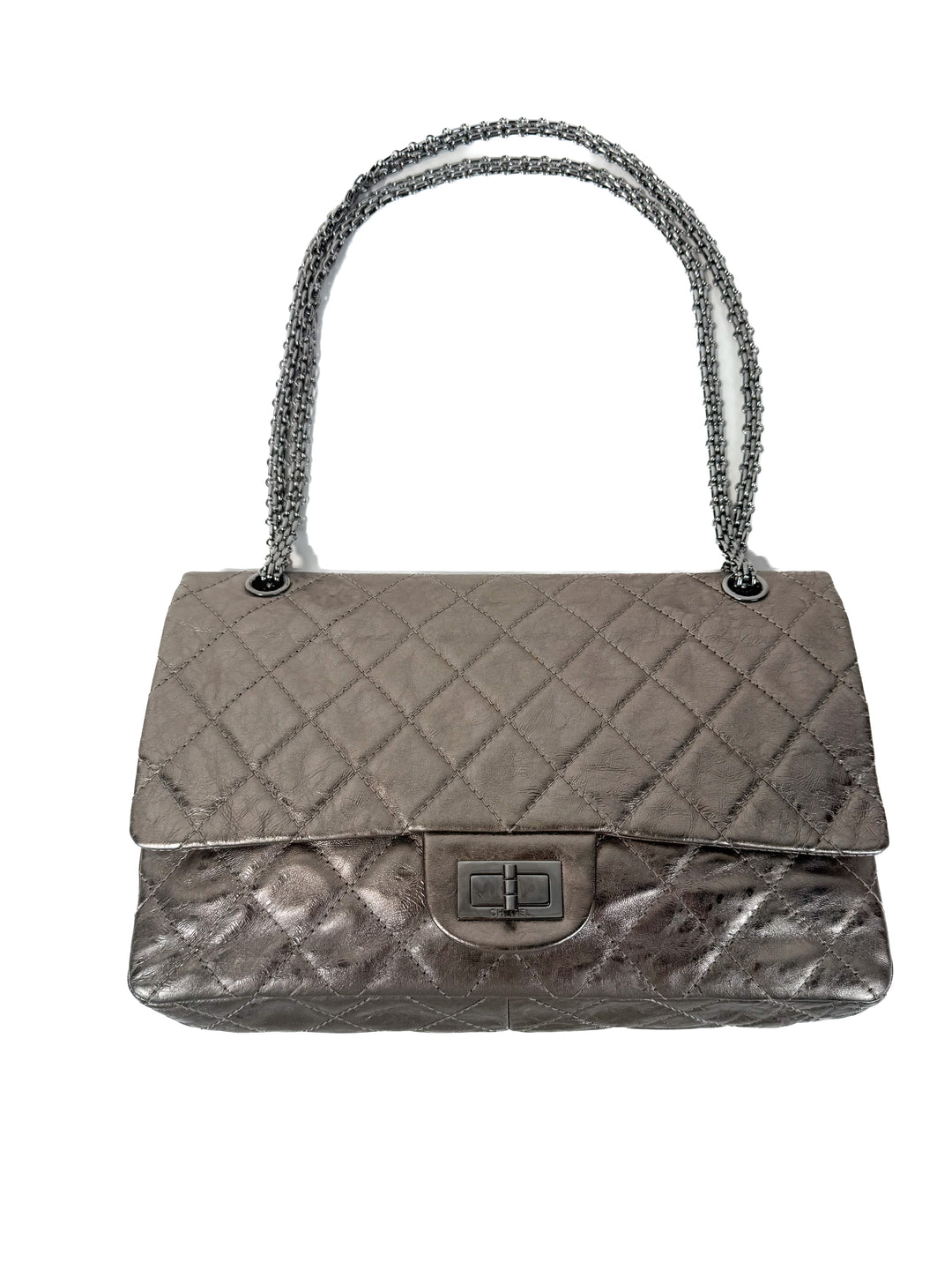 Chanel Metallic Reissue 226 Double Flap Bag (retail $11,700)