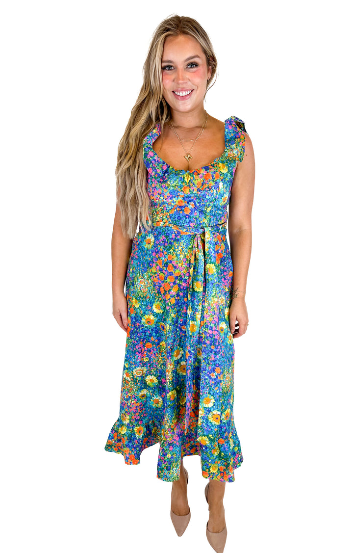 Show Me Your Mumu Floral Sun Dress (L)