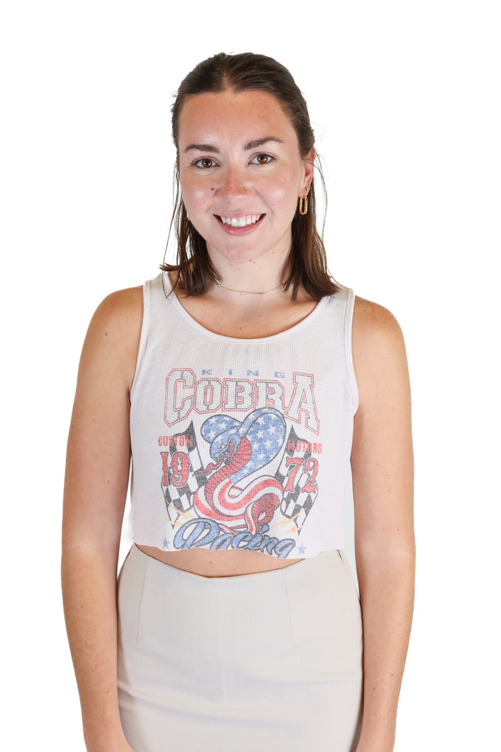Princess Polly Beige Cropped Graphic Tank (8)
