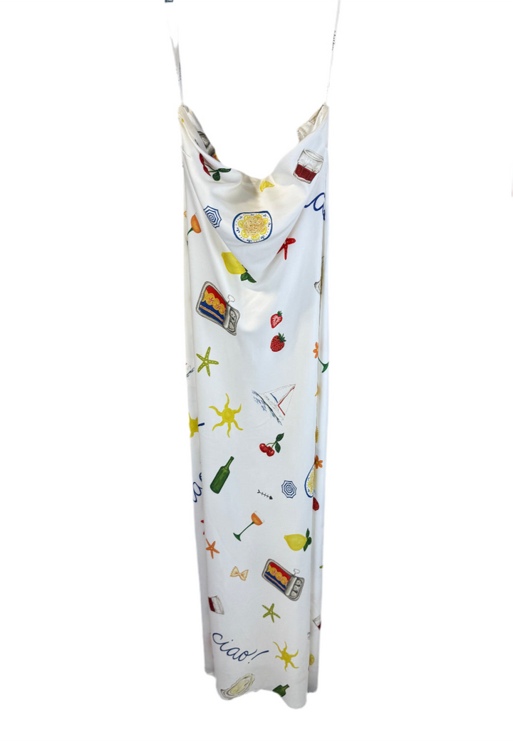 For love and lemons vacation strapless maxi dress (s; retail $289)