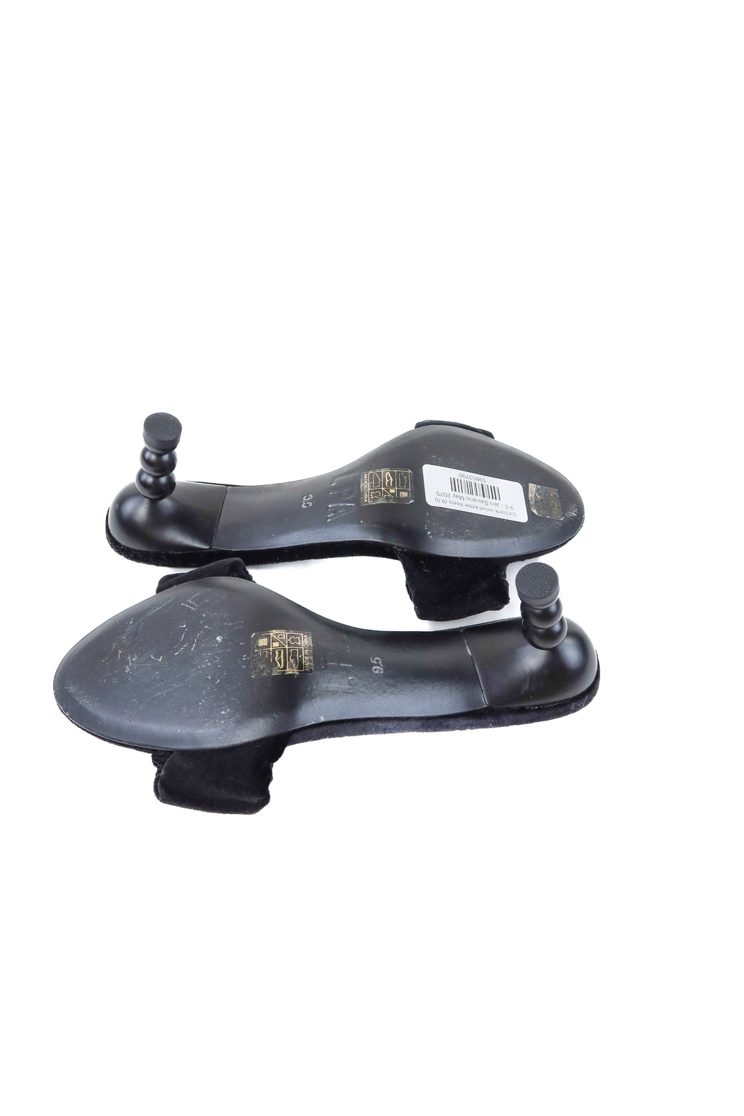 lpa black velvet kitten heels (9.5; retail $170)