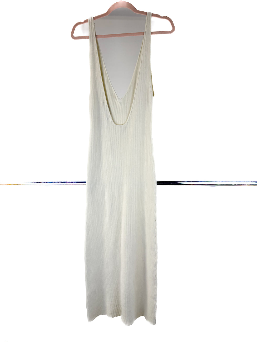 Free people beach cream fitted dress (S)