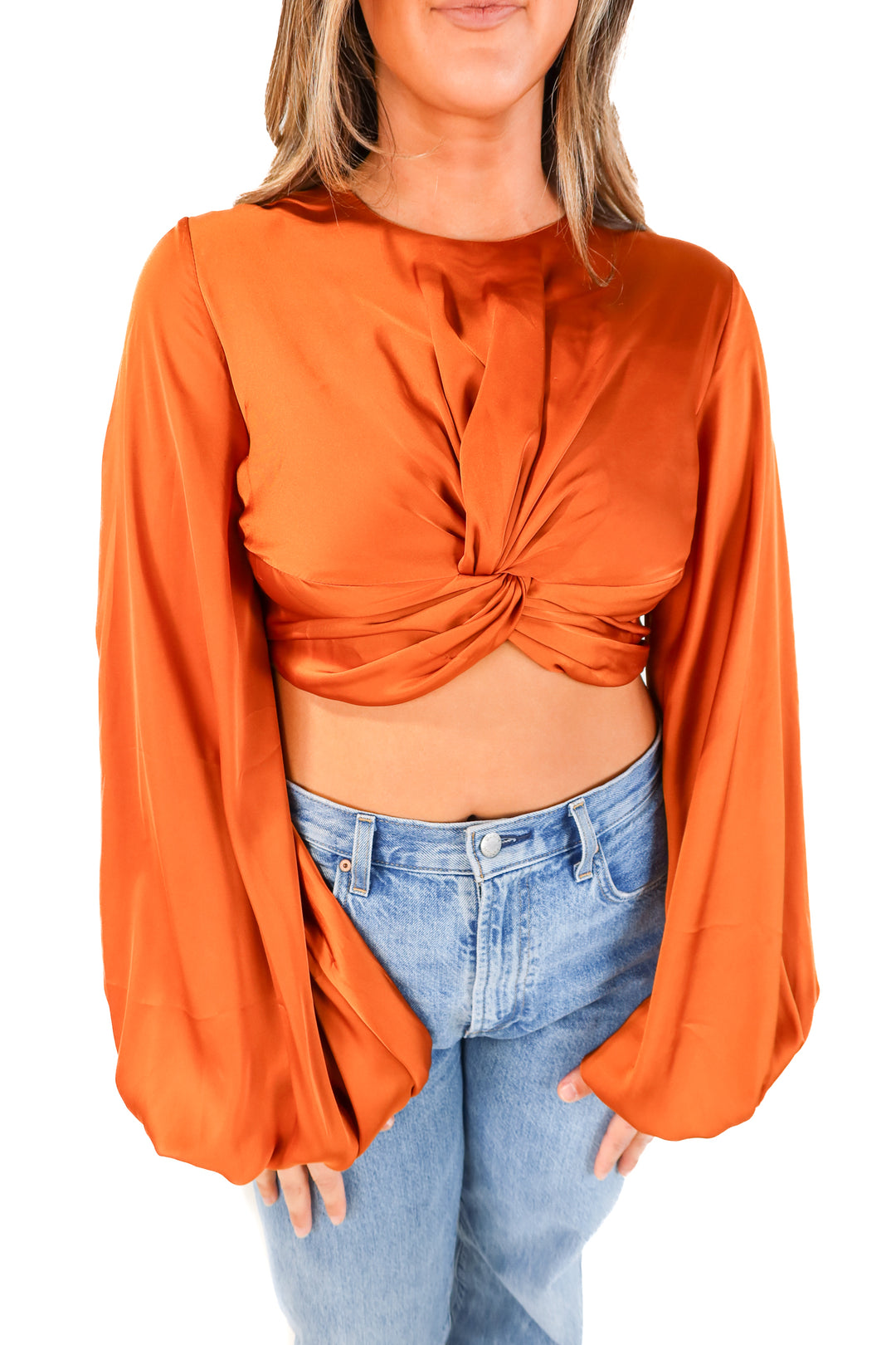 Andrea Iyamah Silky Top (M; retail $270)