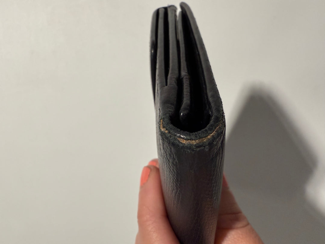 SOLD: Chanel Vintage Leather Continental Wallet