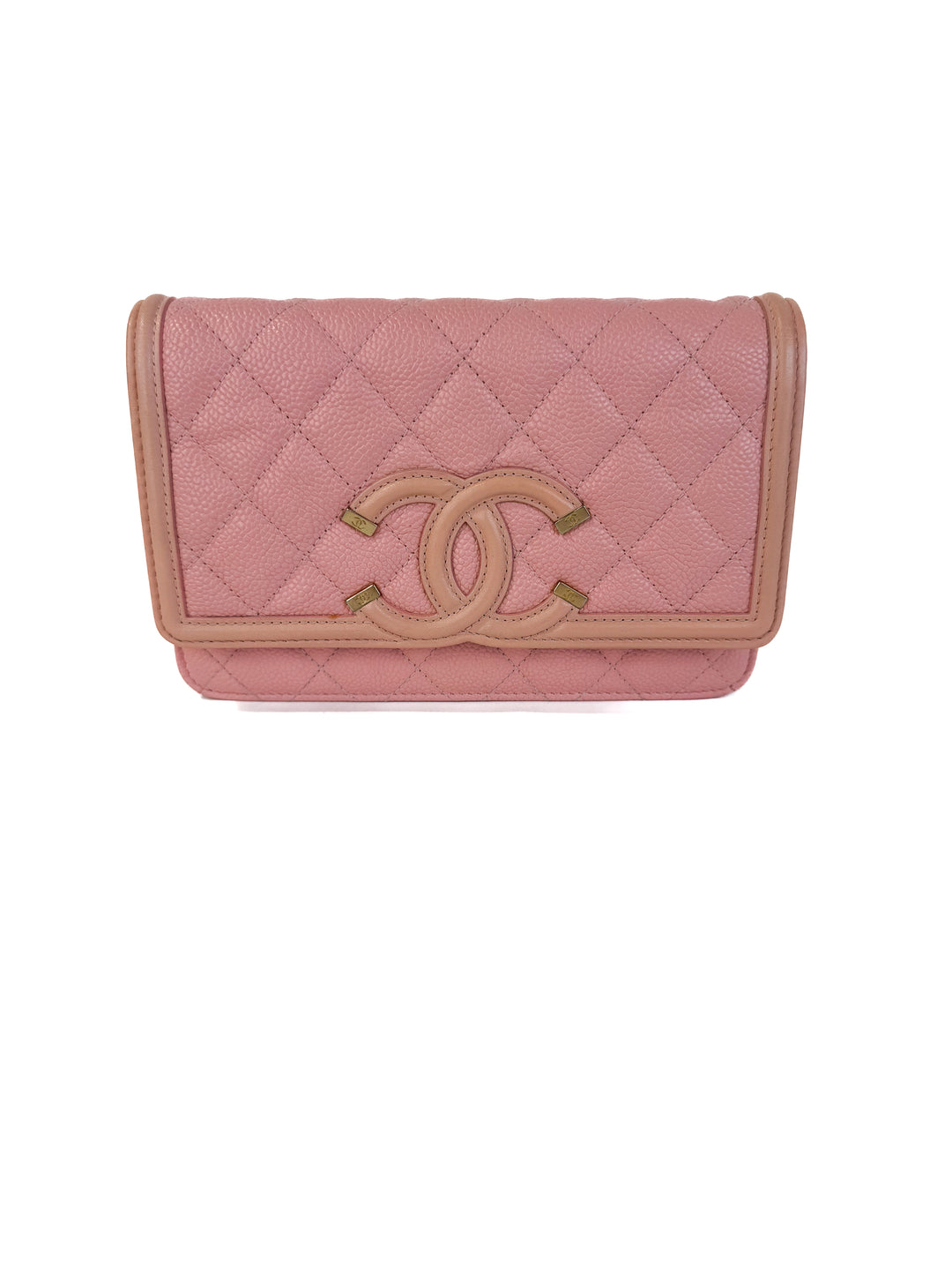 Chanel Caviar Quilted CC Filigree Wallet on Chain NWOT (est. retail $5,200)