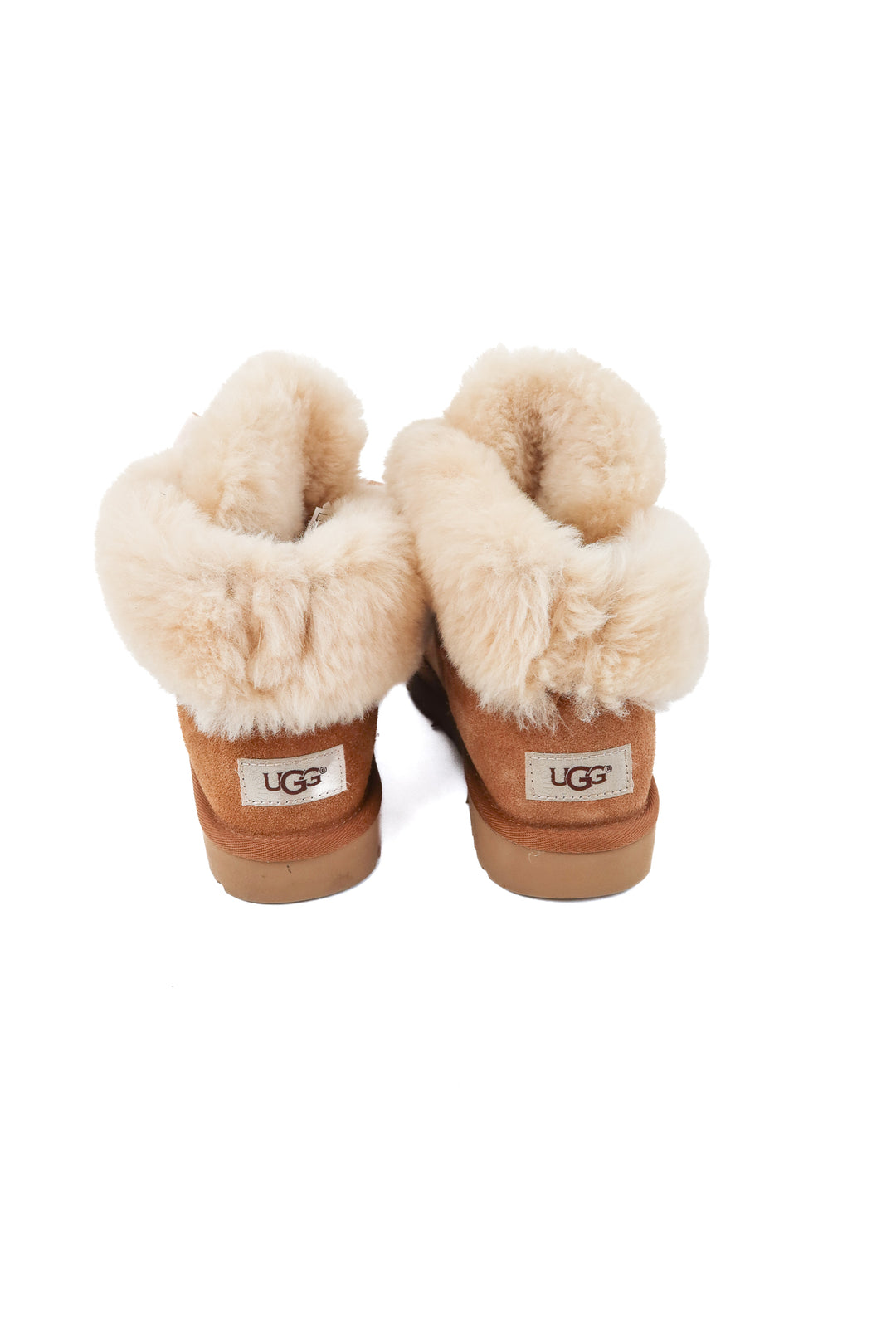 ugg chestnut mini bow booties (7; retail $170)
