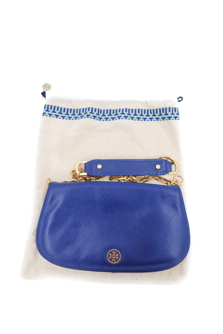 Tory Burch Saffiano Robinson Logo Clutch/ Crossbody