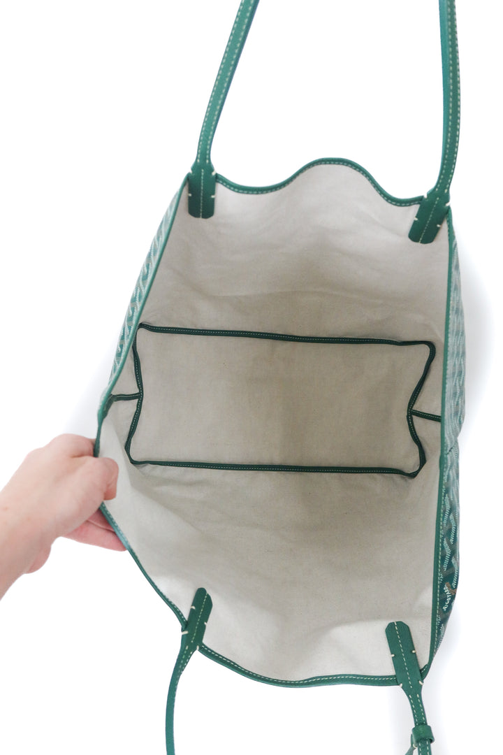 goyard goyardine St. Louis GM in Green