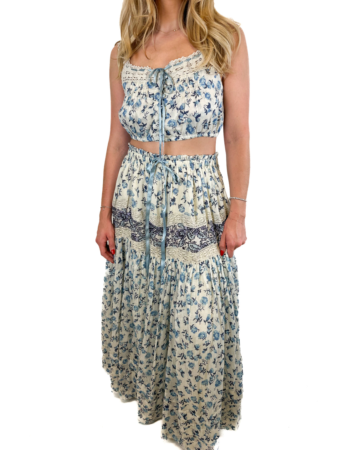 Free People Printed La Dolce Vita Set (XS)