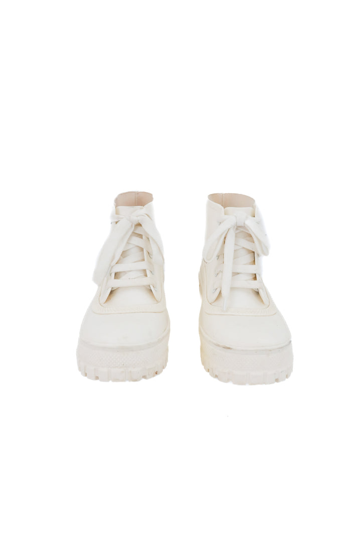 givenchy white rain boots (36 / US 6; retail $495)