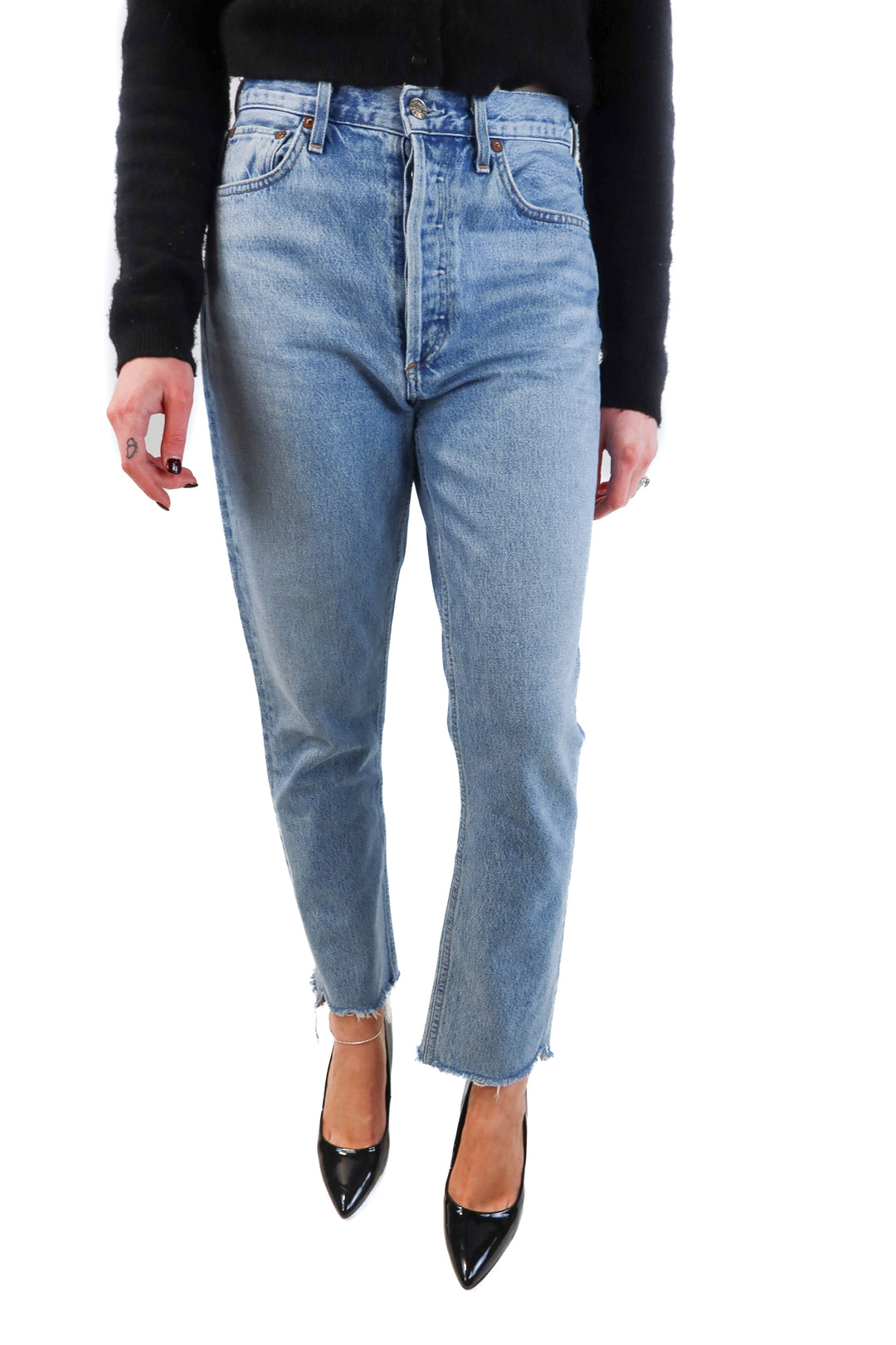Agolde Light Wash Jeans (28; retail $240)