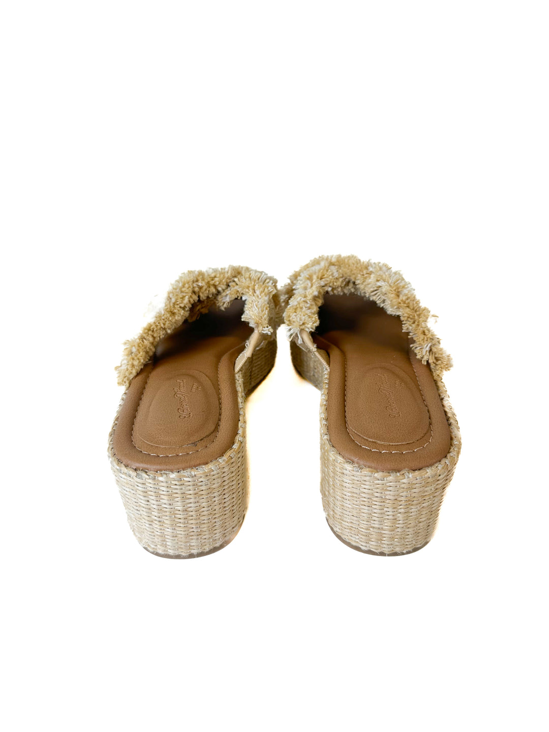 Universal Thread Raffia Platform Sandals NWOT (7)