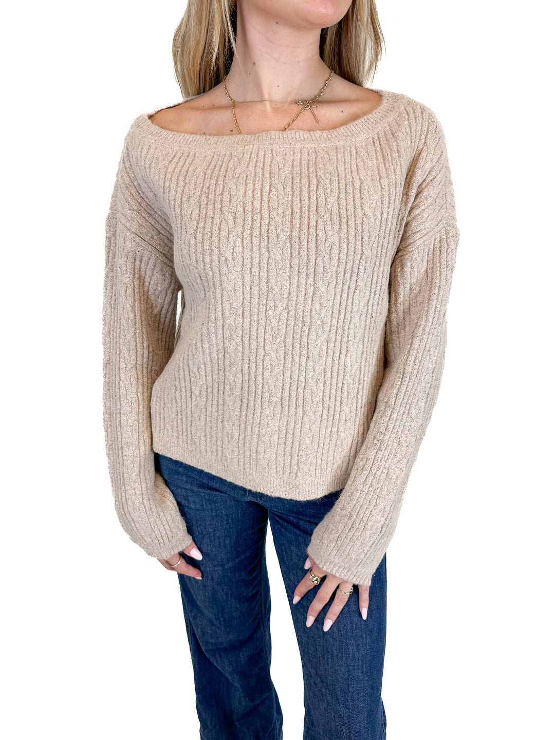 Tularosa Cable Heavyweight Sweater (S)