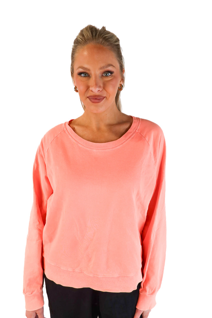 Splits59 Acid Wash Pink Sweatshirt (M)
