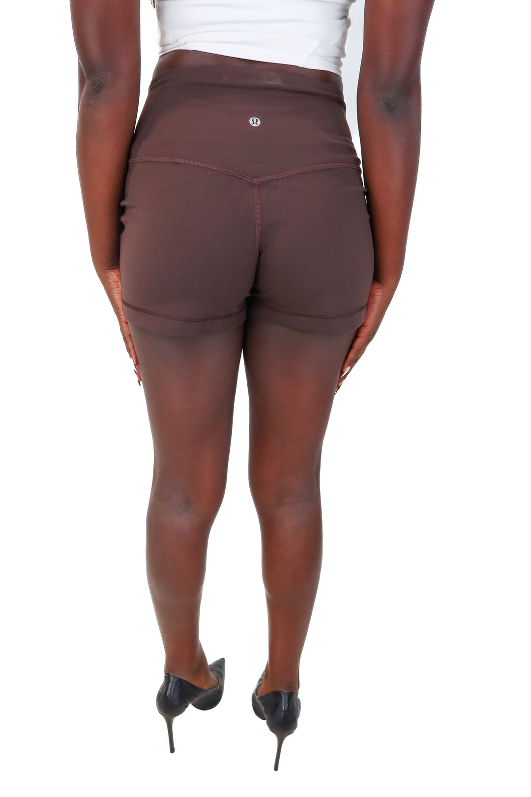 lululemon brown biker shorts (4)