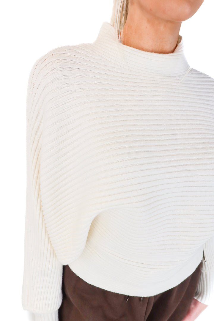 anthropologie ivory dolman sweater NWT (s; retails $118)