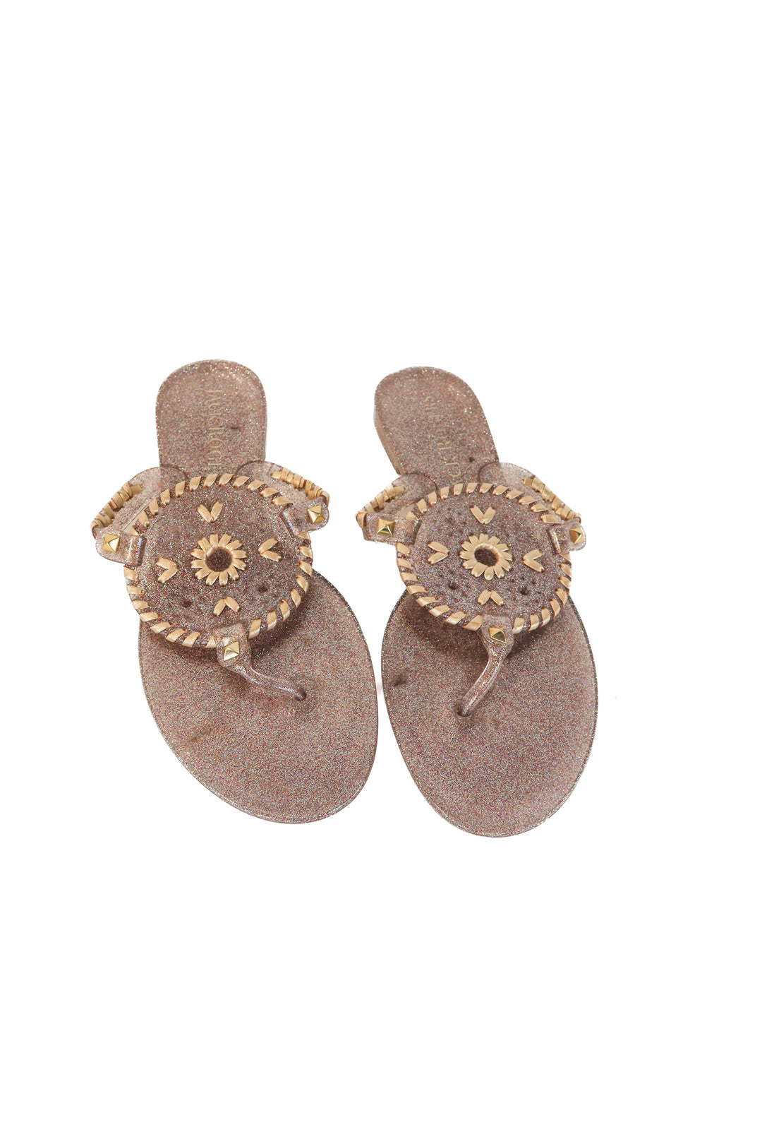 jack rogers jelly sandals (8; retail $60)
