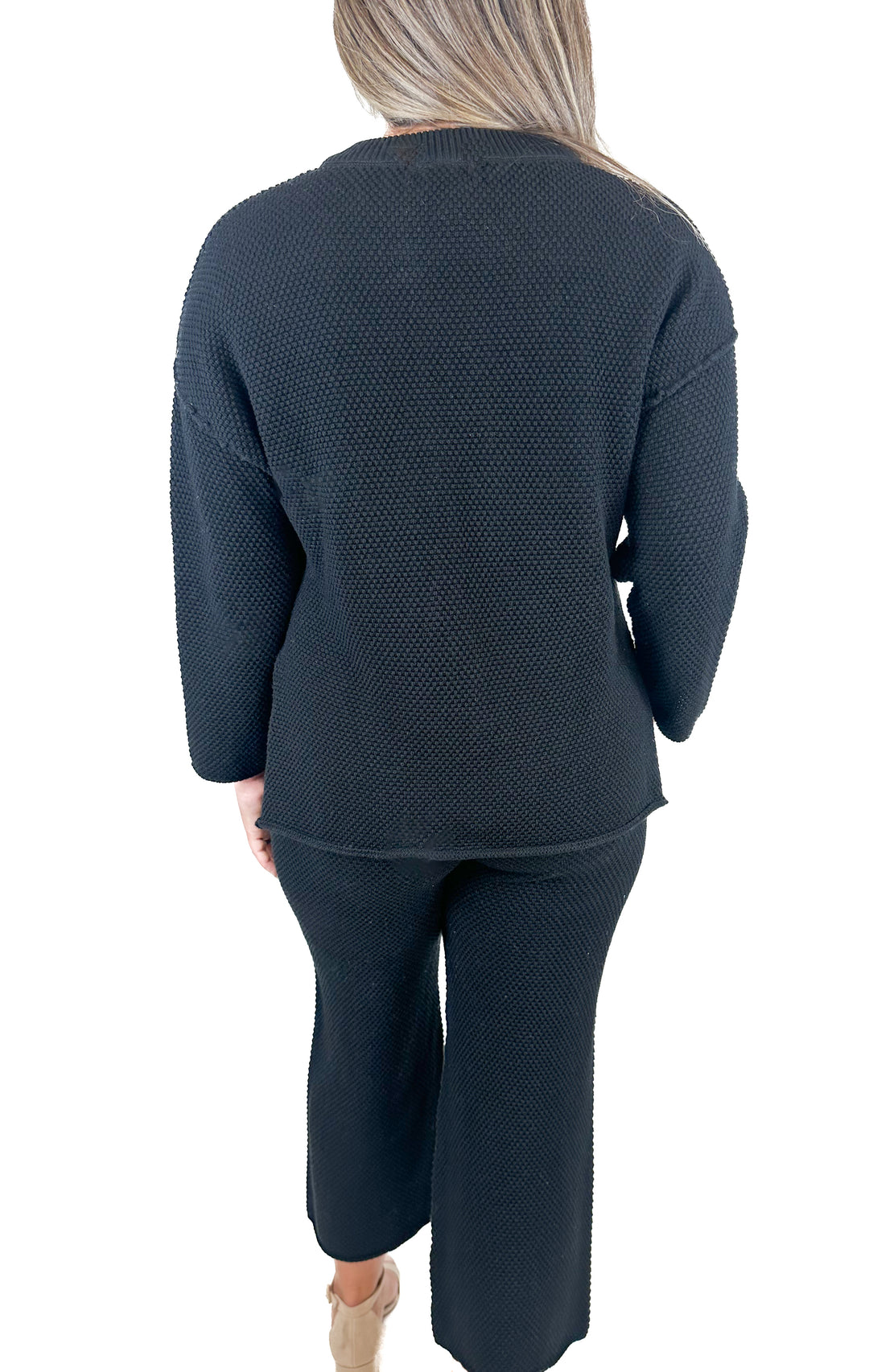 Heyson Sweater Matching Long Sleeve Top And Elastic Waisted Pants NWT (S)