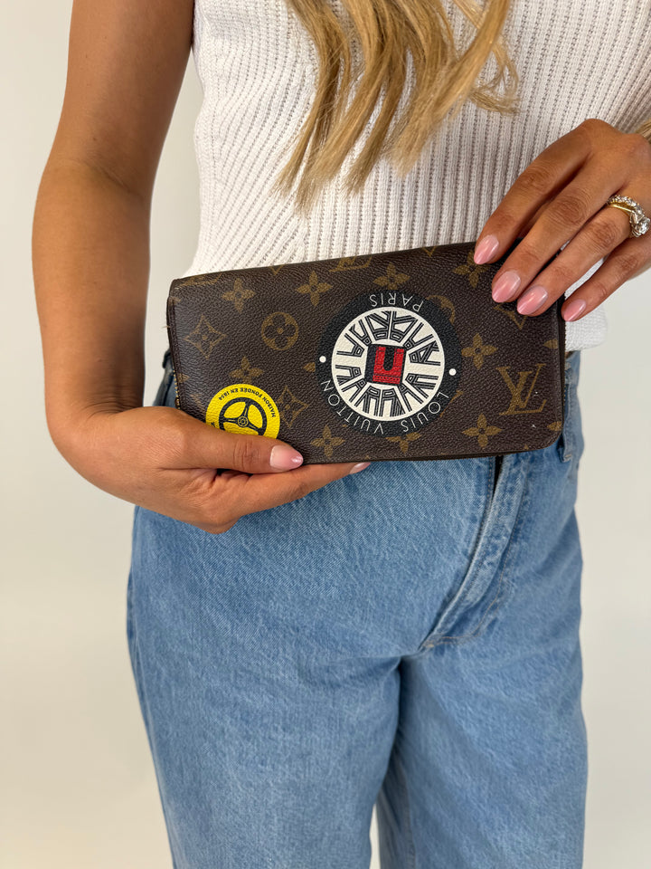 SOLD Louis Vuitton Monogram Coated Canvas Zippy Wallet (est. retail $1,090)