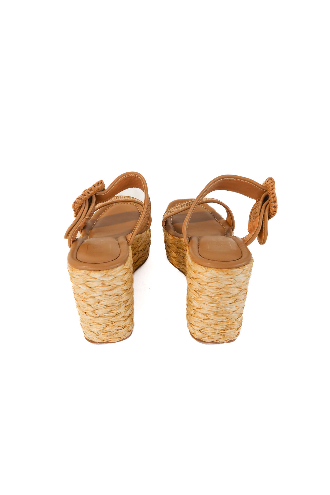 shu shop raffia wedges NWOT (8.5)