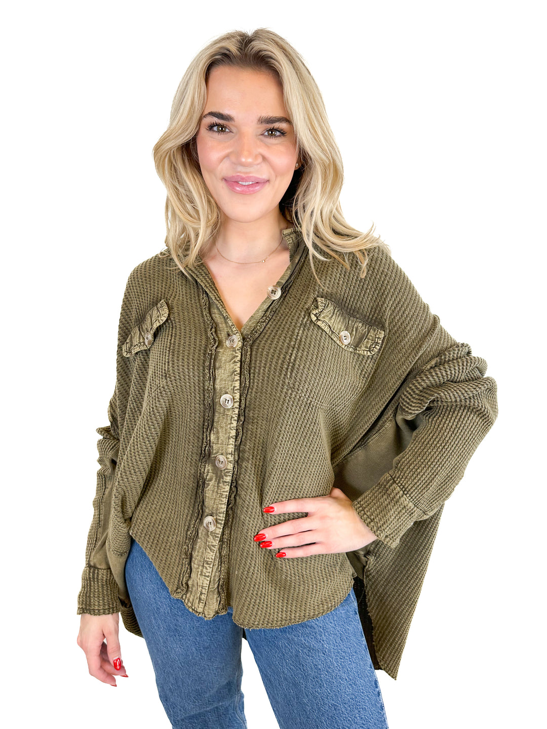Free People One Army Green Scout top (XS)