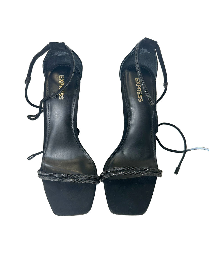 Express Black Stiletto Heels (7.5)