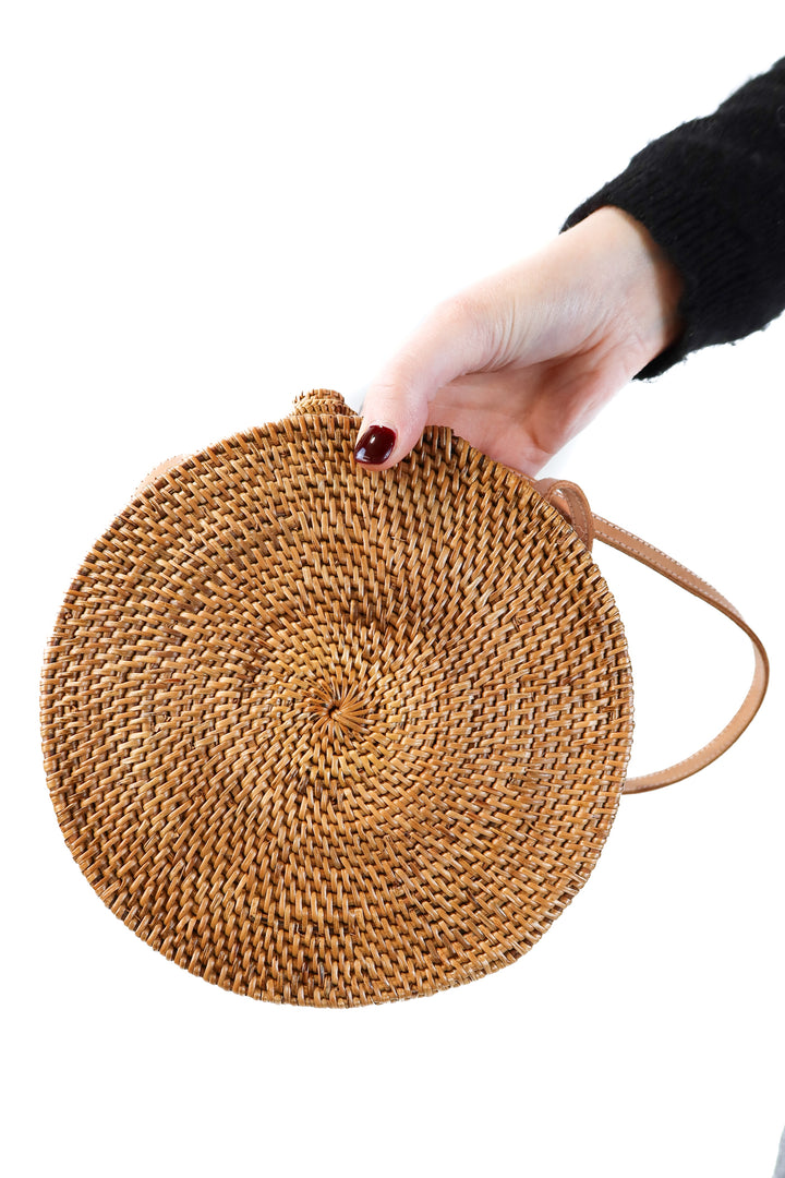 Xinh & co circle rattan bag
