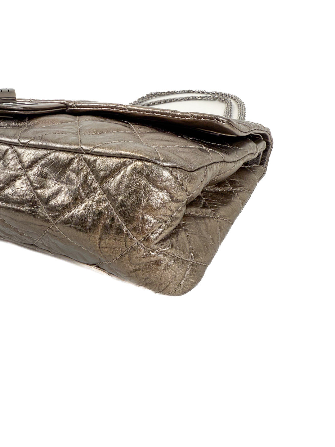 Chanel Metallic Reissue 226 Double Flap Bag (retail $11,700)