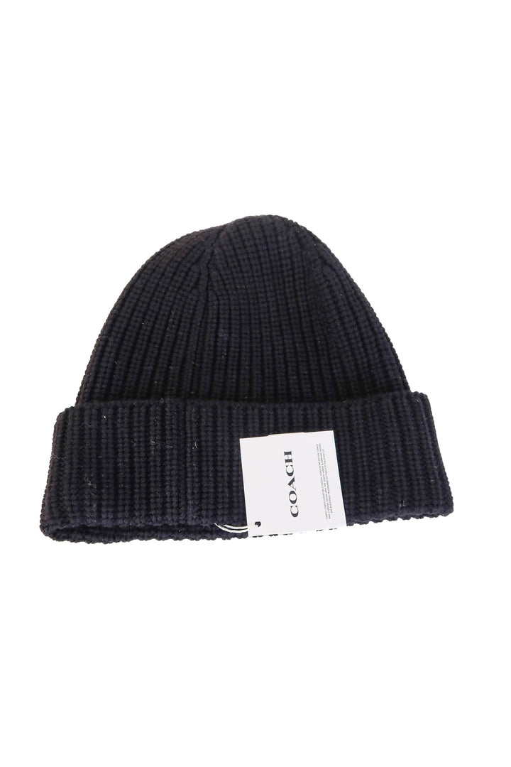 coach black beanie NWT (retail $95)