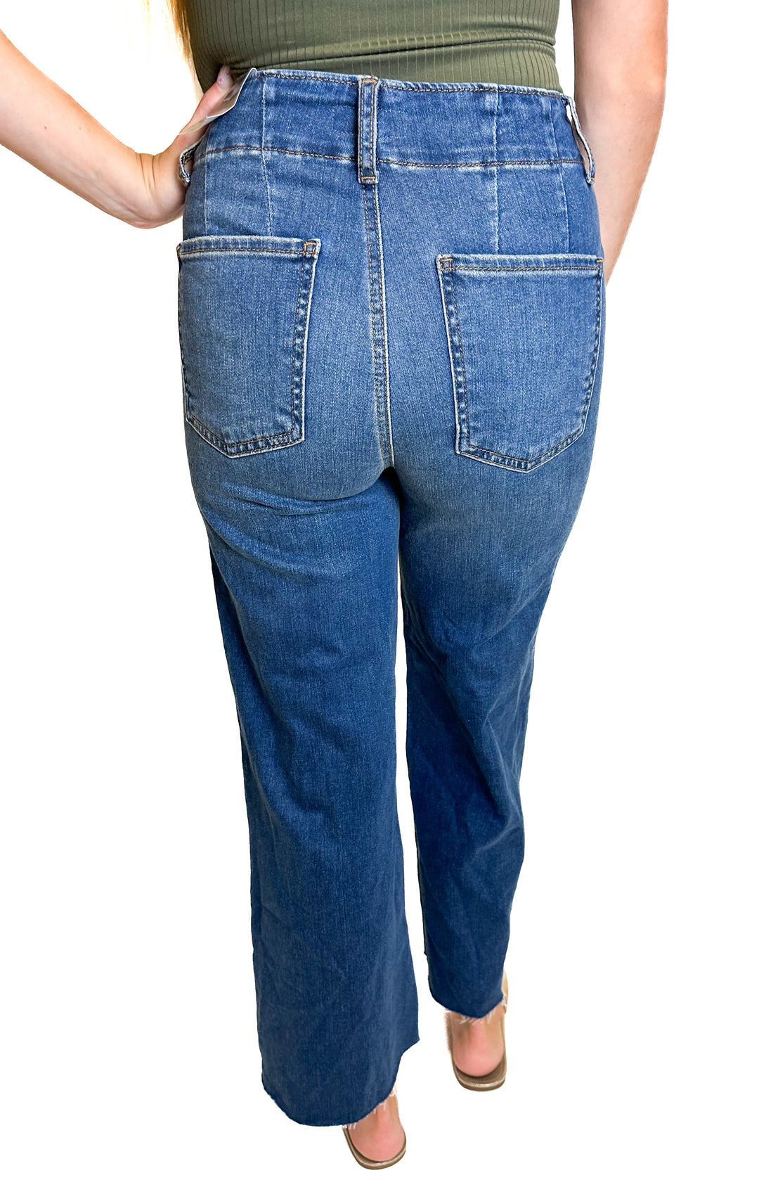 KUT From the Kloth High Rise Wide Leg Jean NWT (0)