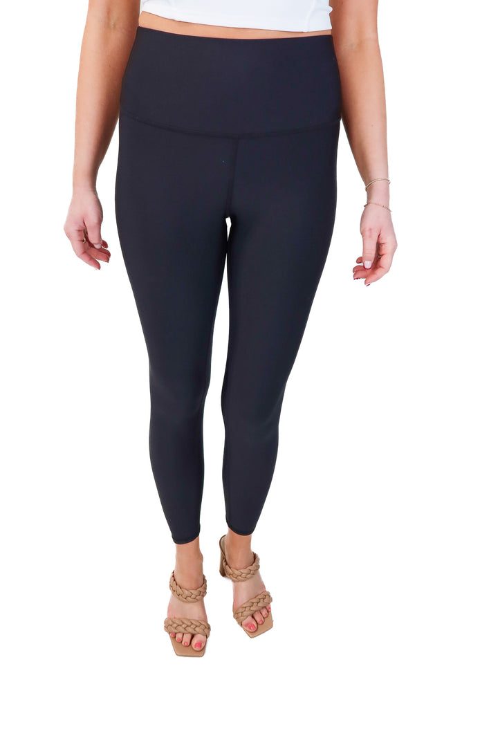 Alo Black Shiny Leggings (S)