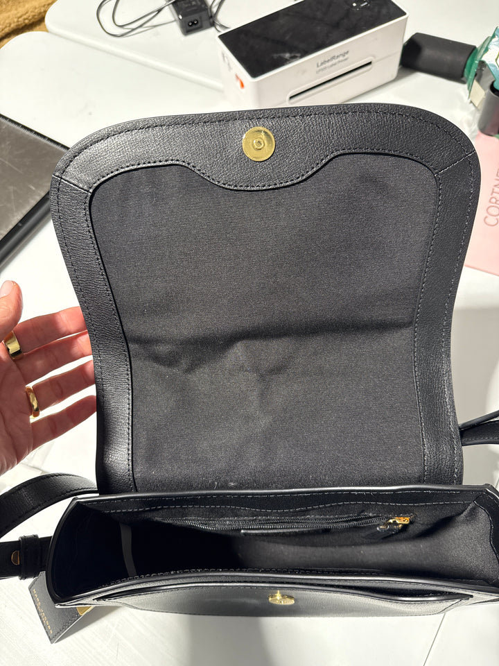 SOLD: Marc Jacobs Black Leather Rider Bag NWOT (retail, $325)