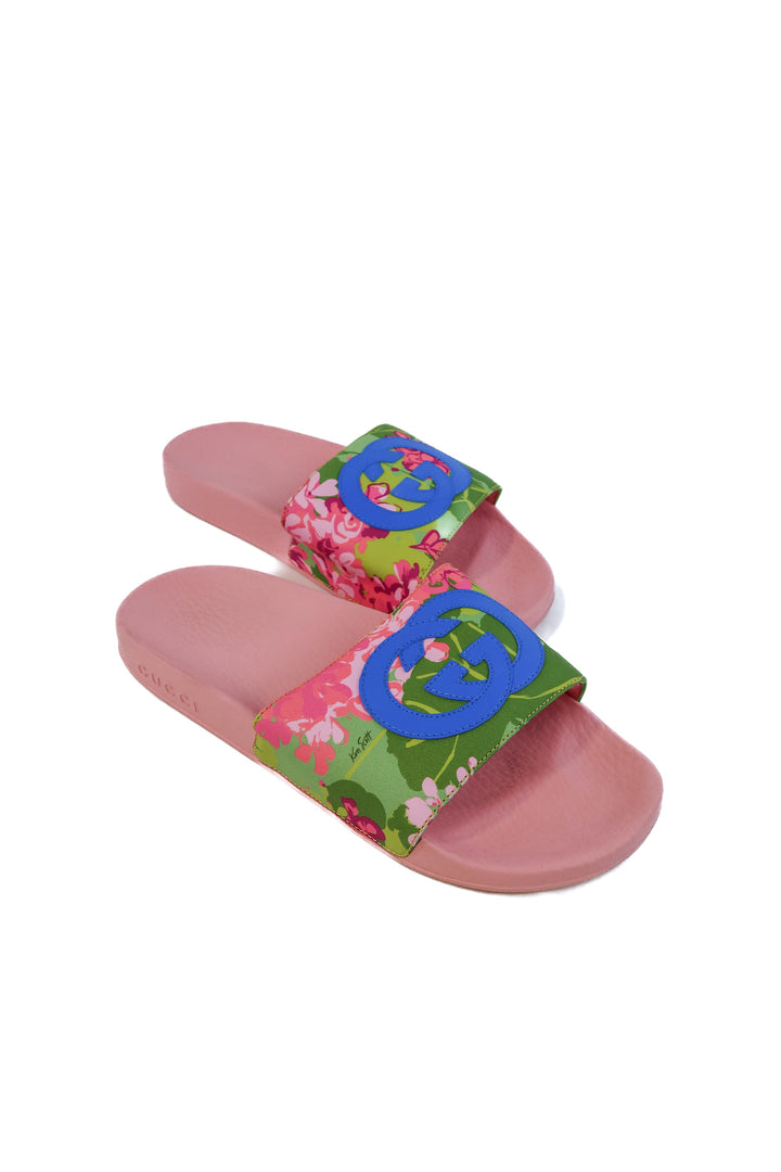Gucci x Ken Scott slides (38; retail $595)