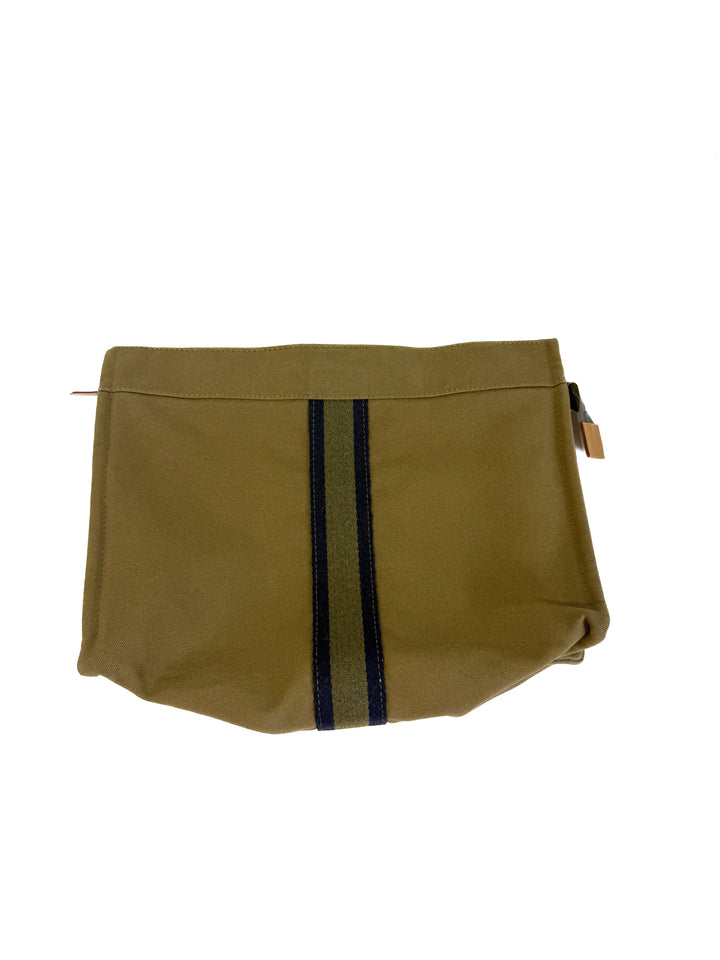 Hermes Canvas Clutch Bag (est. retail $695)