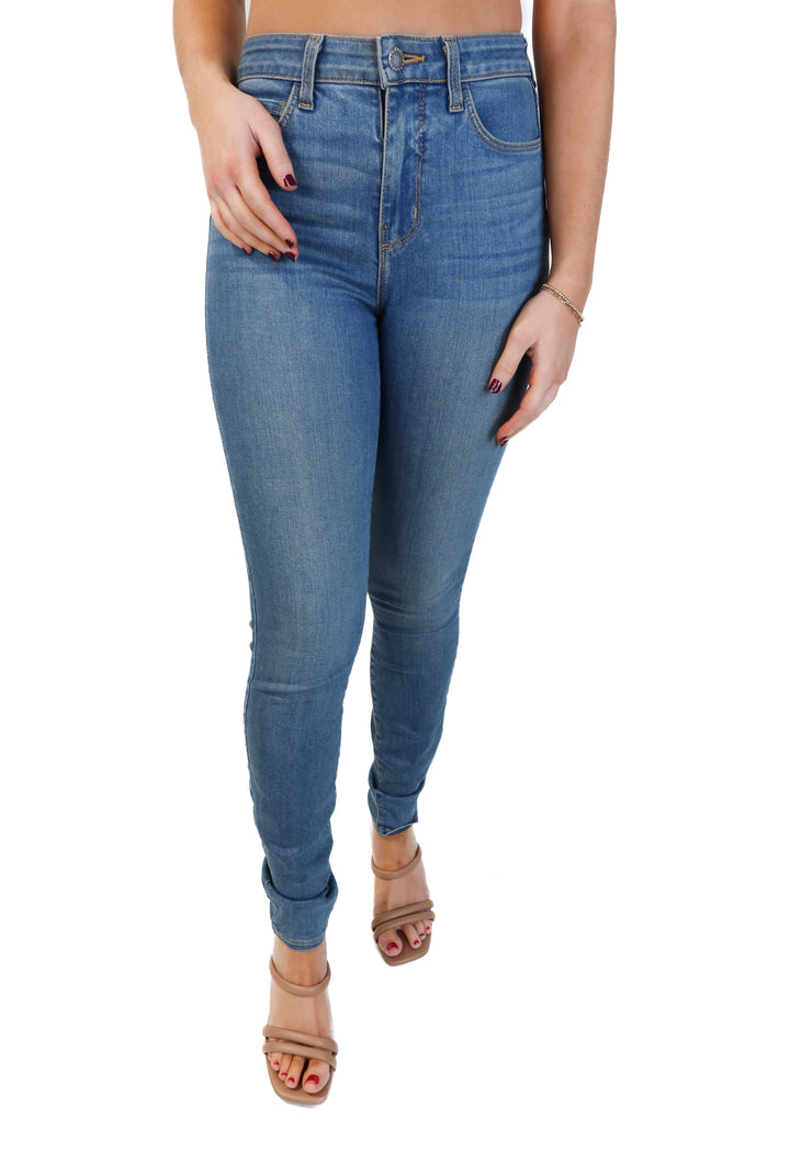 L’agence mid-wash skinny jeans (25; retail $255)