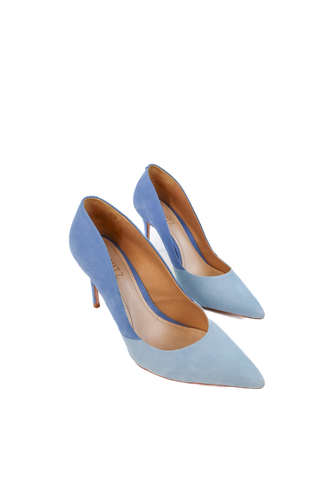 Schutz two toned blue heels (6.5; retails for $138)